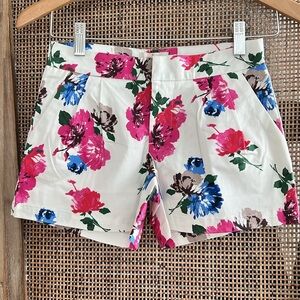 NWT Kate Spade Girls Spring Blooms flower prints shorts size 10
